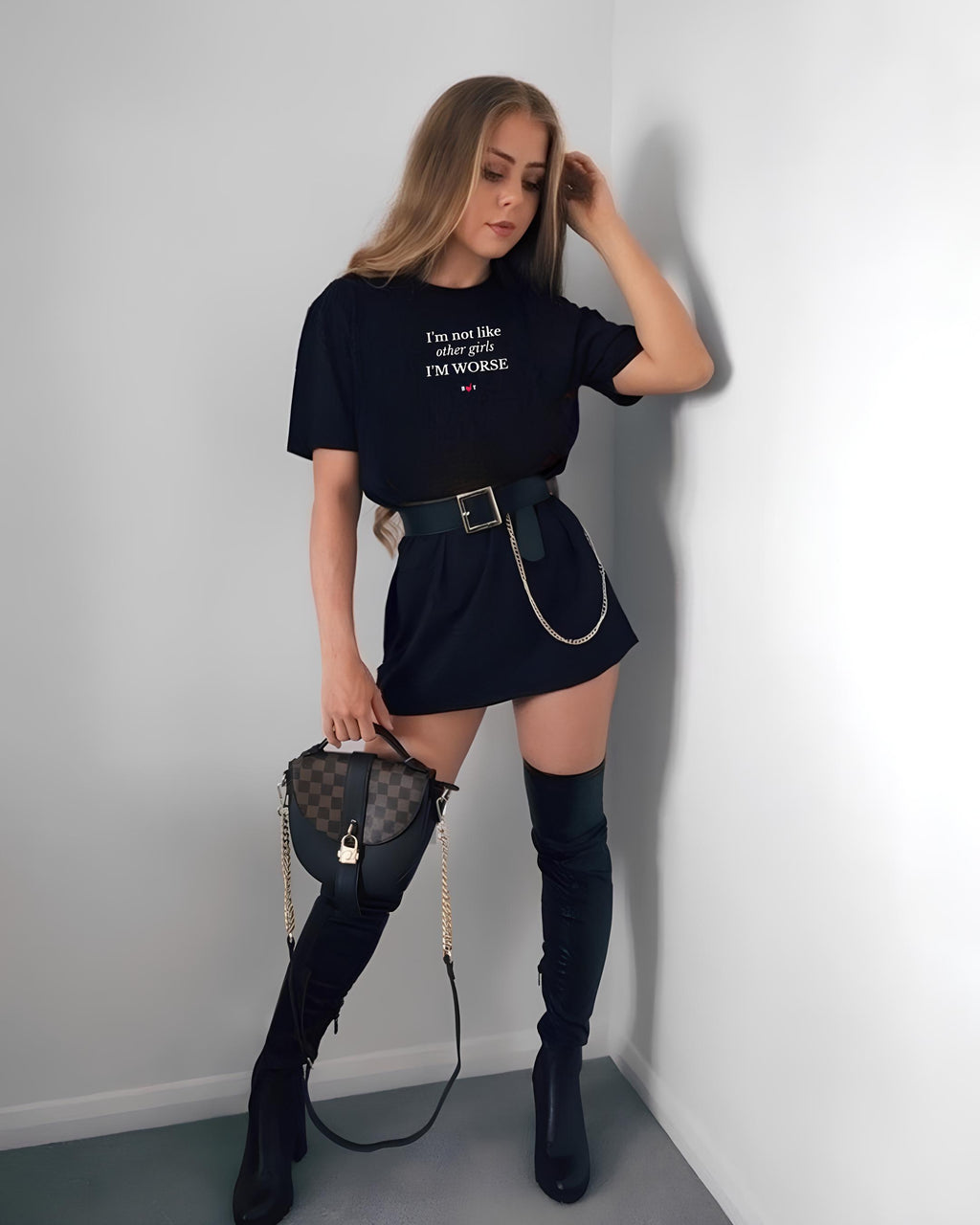 WORSE TEE BLACK