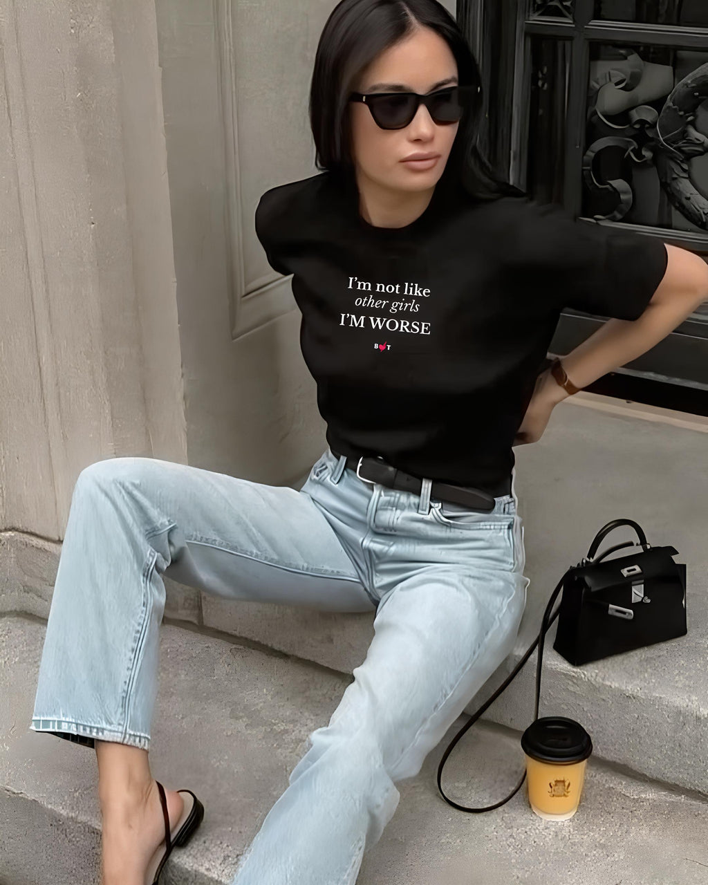 WORSE TEE BLACK