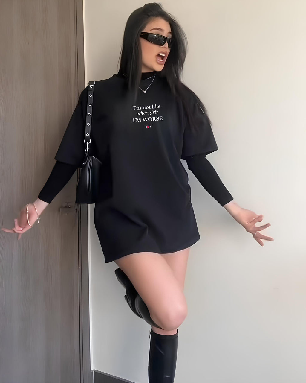 WORSE TEE BLACK