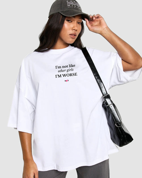 WORSE TEE WHITE